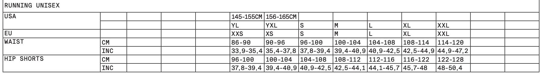 size chart 7